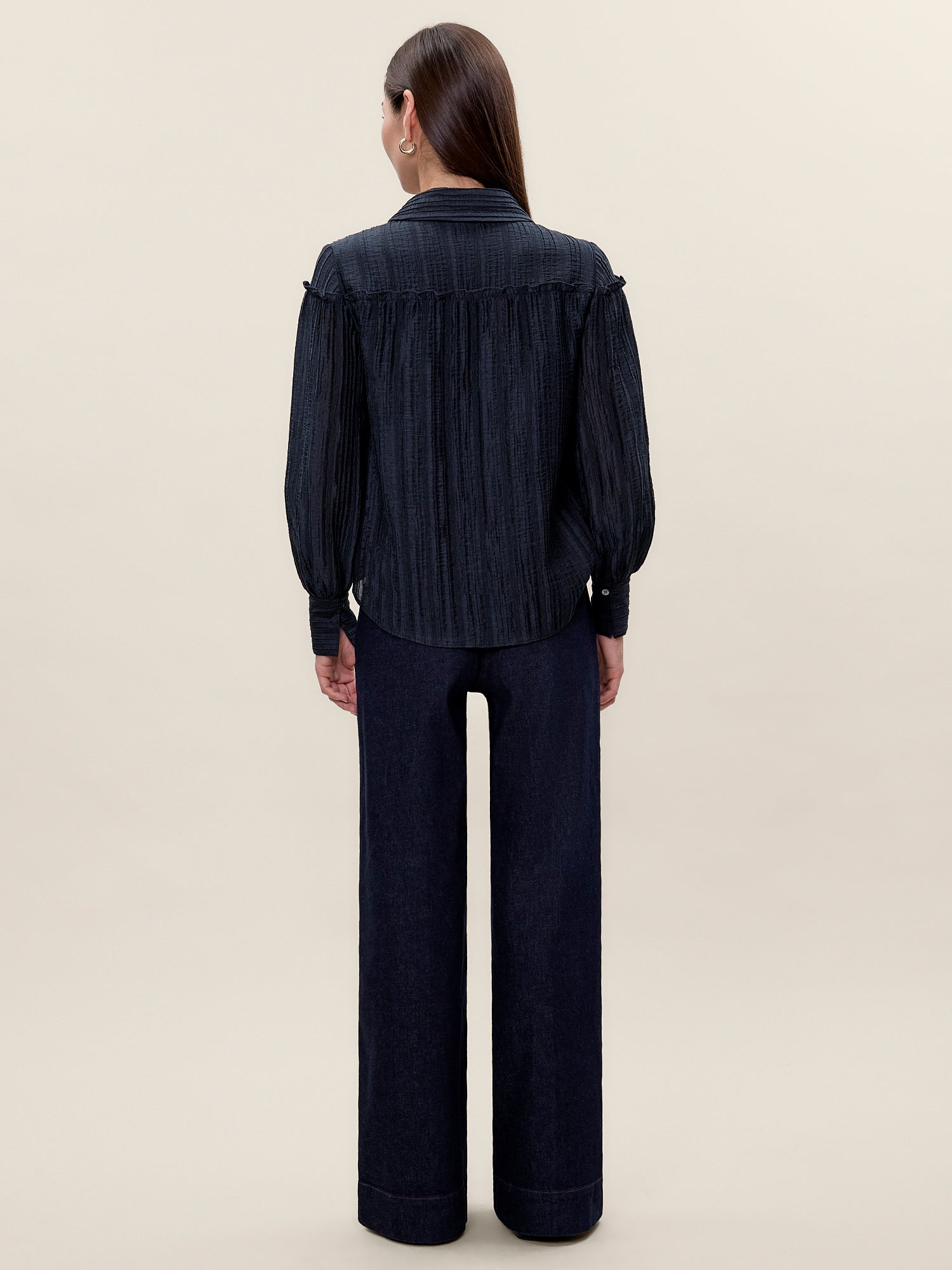  Olivia Blouse in Graphite by Rebecca Taylor