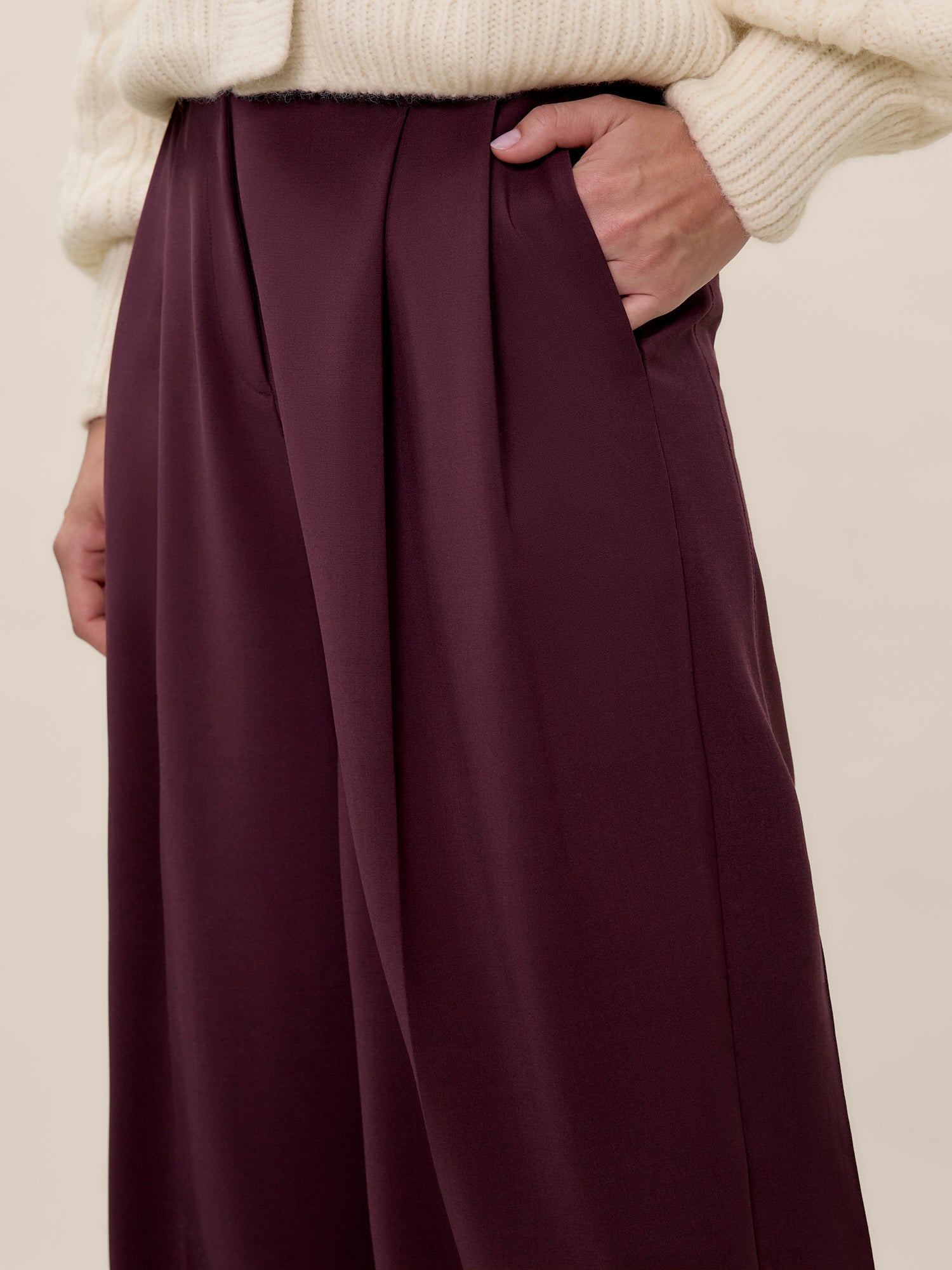  Stevie Pant in Plum by Rebecca Taylor