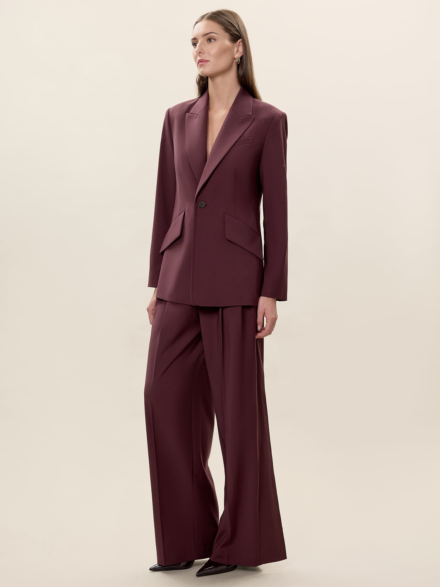  Stevie Pant in Plum by Rebecca Taylor