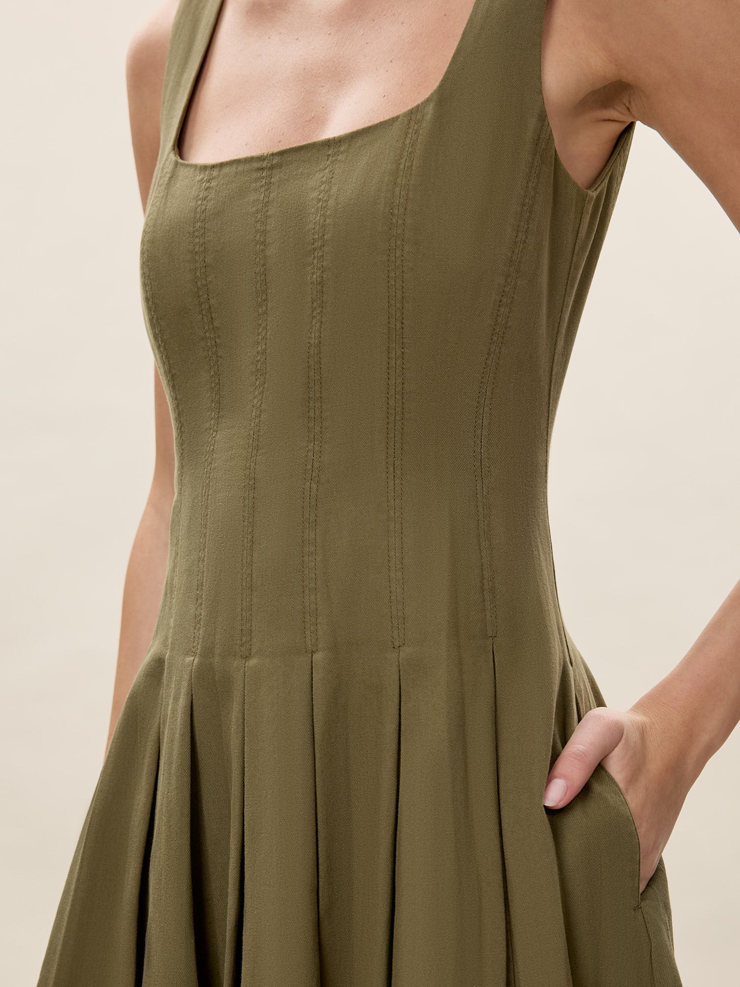 Edith Garment Dyed Dress