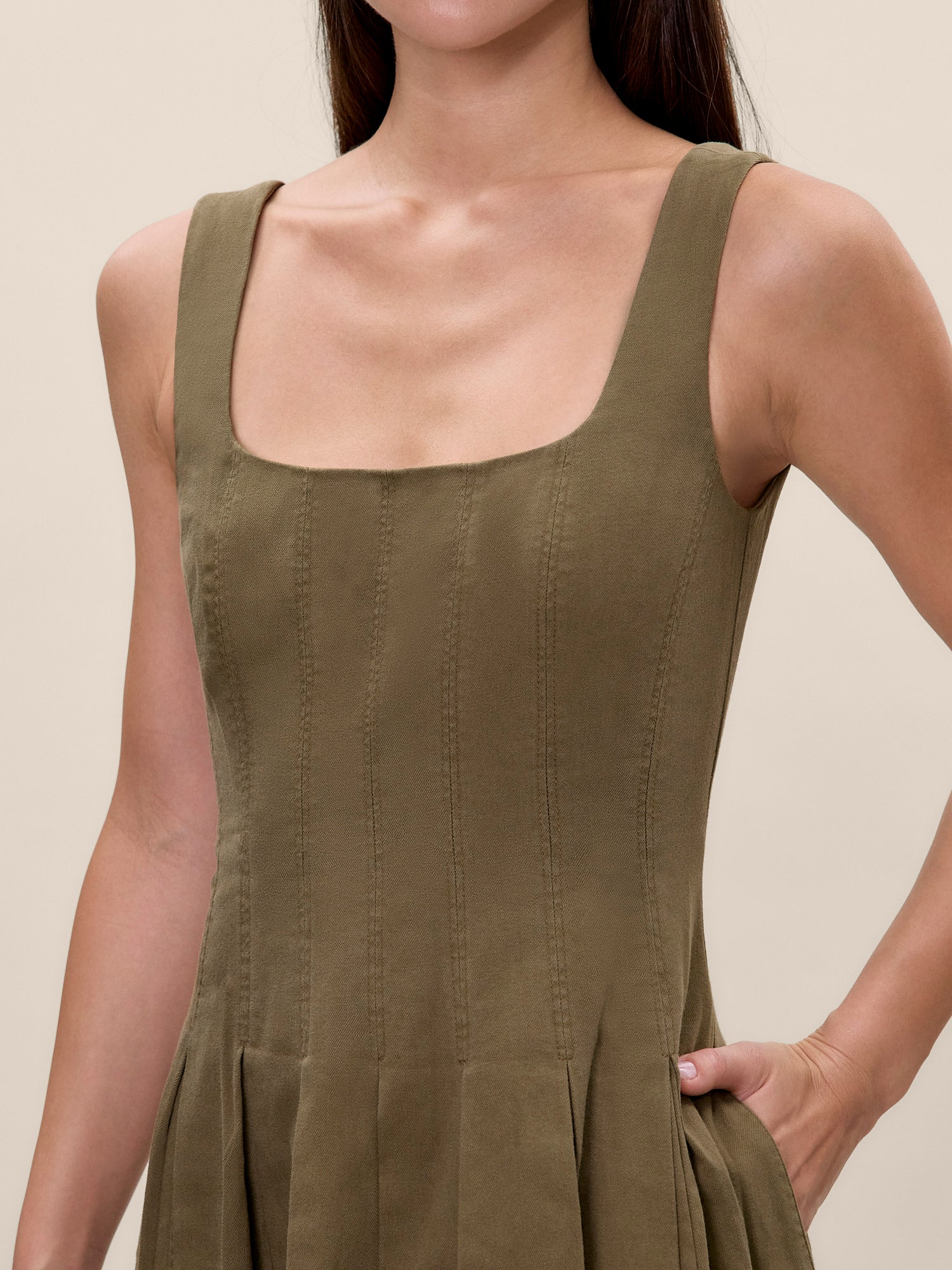 Edith Garment Dyed Dress