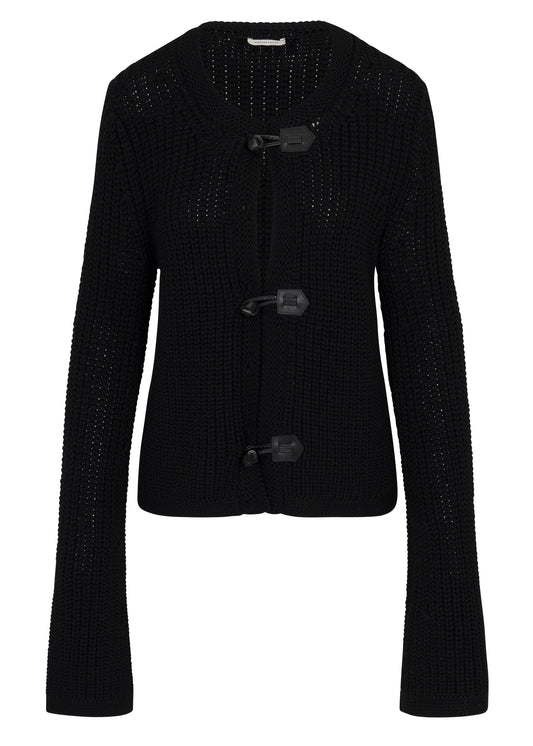 Novelty Wool Toggle Cardi