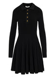 Ottoman Knit Ls Dress