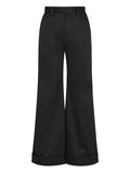 Techy Sateen Wide Leg Pant