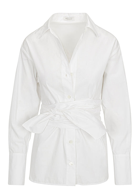 Poplin Wrap Blouse