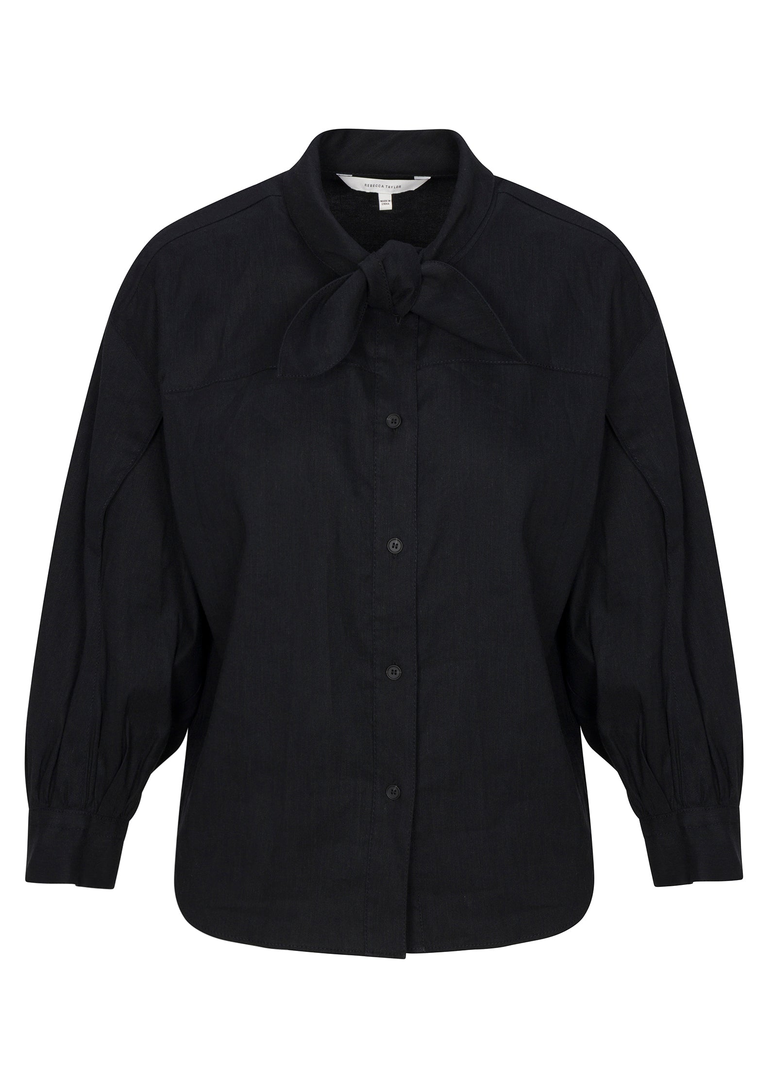 Stretch Linen Top