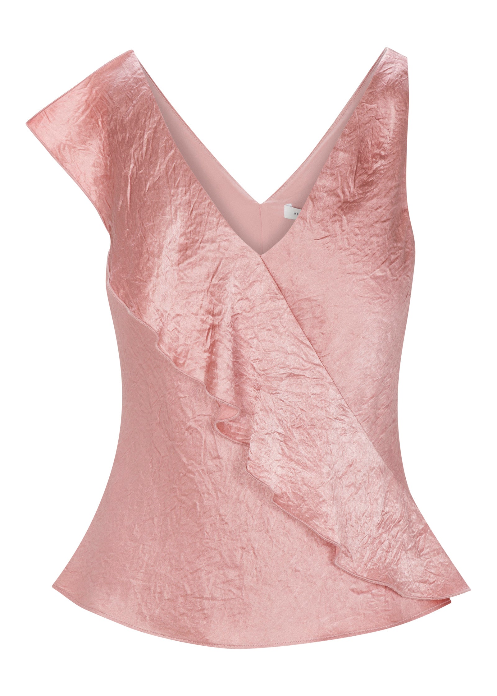  Hollis Satin Tank in Rouge by Rebecca Taylor