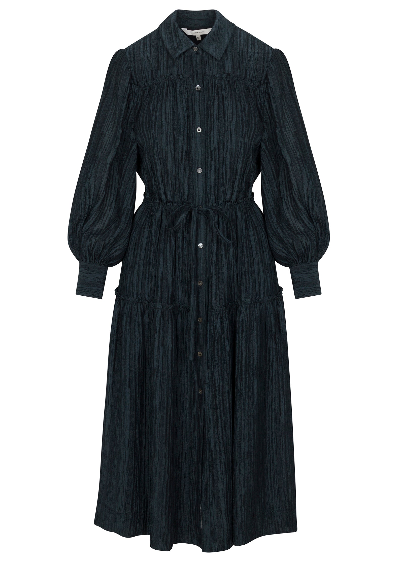  Olivia Shirt Dress in Graphite by Rebecca Taylor