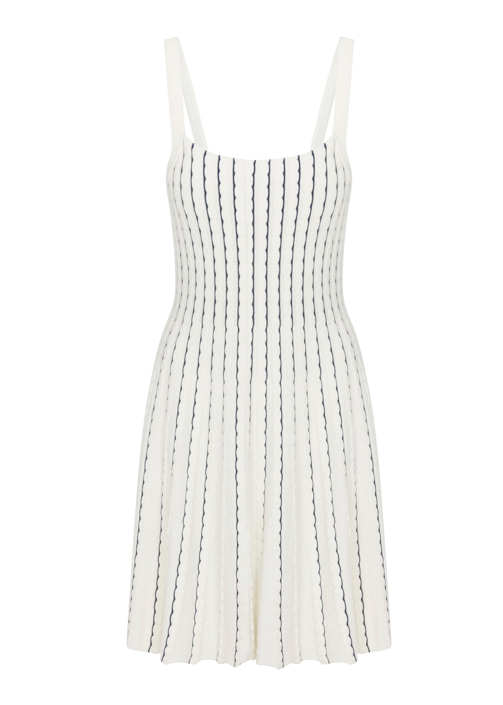  Dorothy Knit Dress in Ivory by Rebecca Taylor