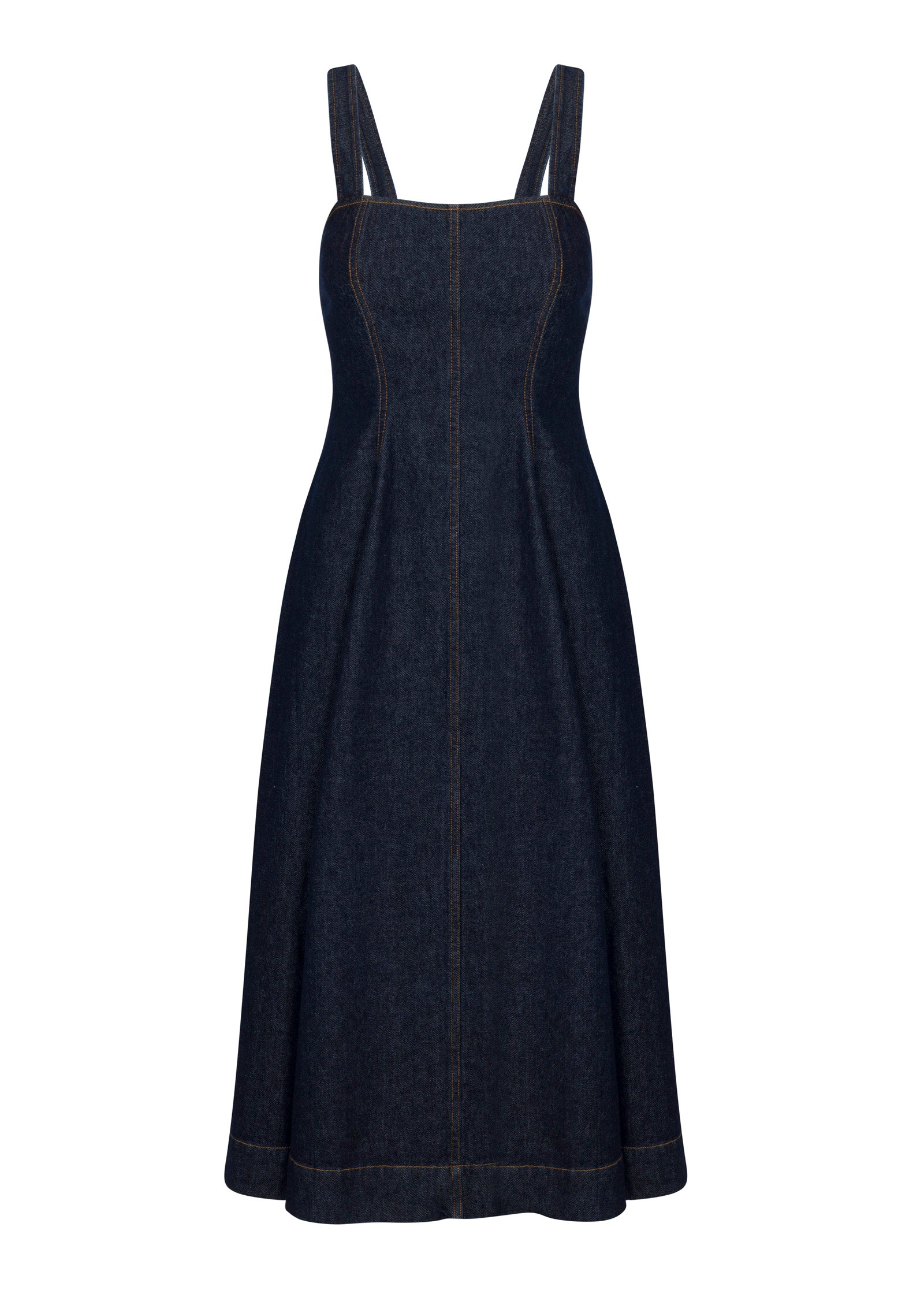  Gabrielle Denim Dress in Deep Sea Wash by Rebecca Taylor