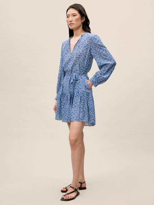 Delft Fleur Belted Dress