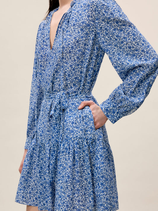 Delft Fleur Belted Dress