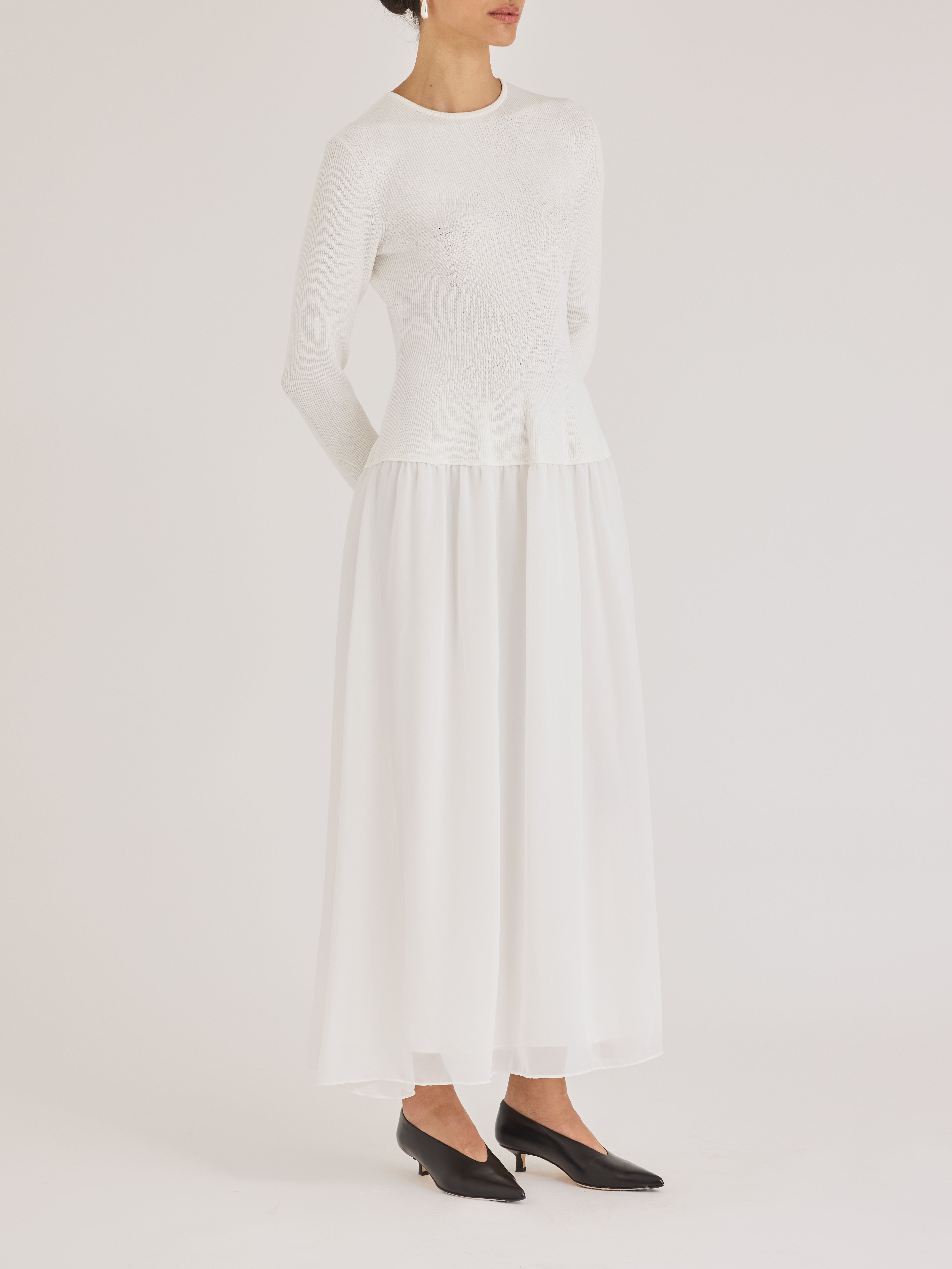 Rebecca Taylor Calla Dress in Ivory