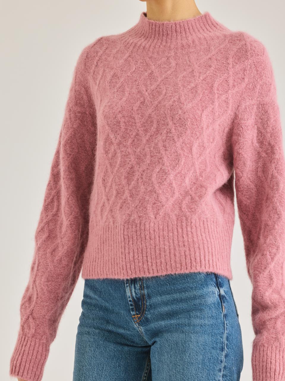  Yael Sweater in Foxglove by Rebecca Taylor