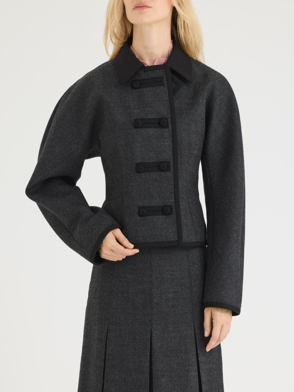 Rebecca Taylor Lucien Jacket in Charcoal