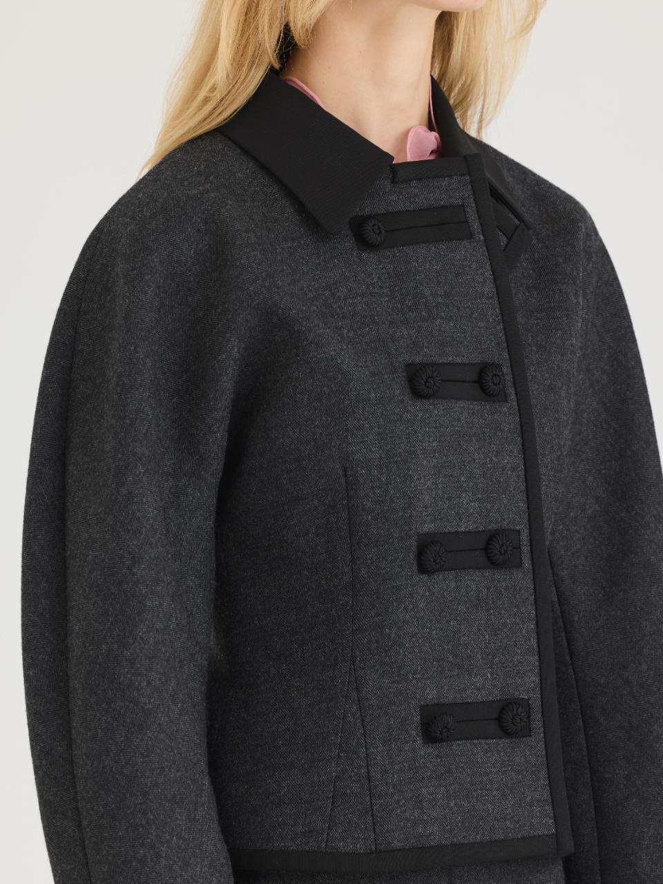 Rebecca Taylor Lucien Jacket in Charcoal