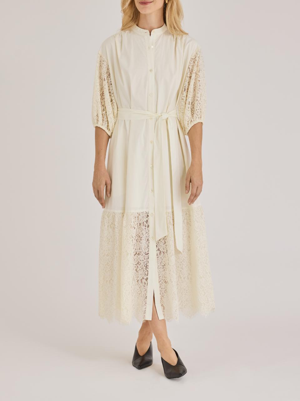 Rebecca Taylor Idun Dress in Cream