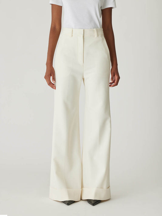 Refined Suiting Wide Leg Trouser