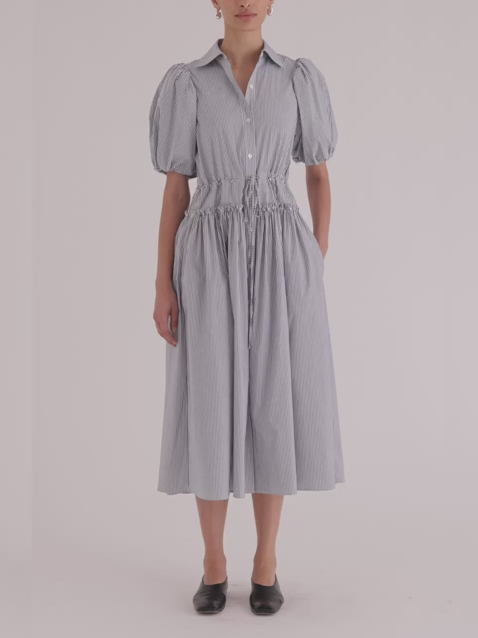 Poplin Shirt Dress