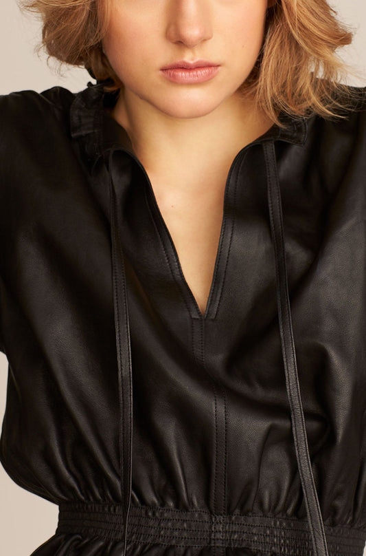 Glove Leather Blouse