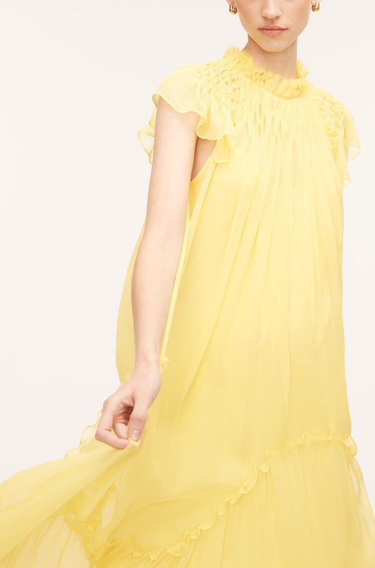 Smocked Chiffon Dress