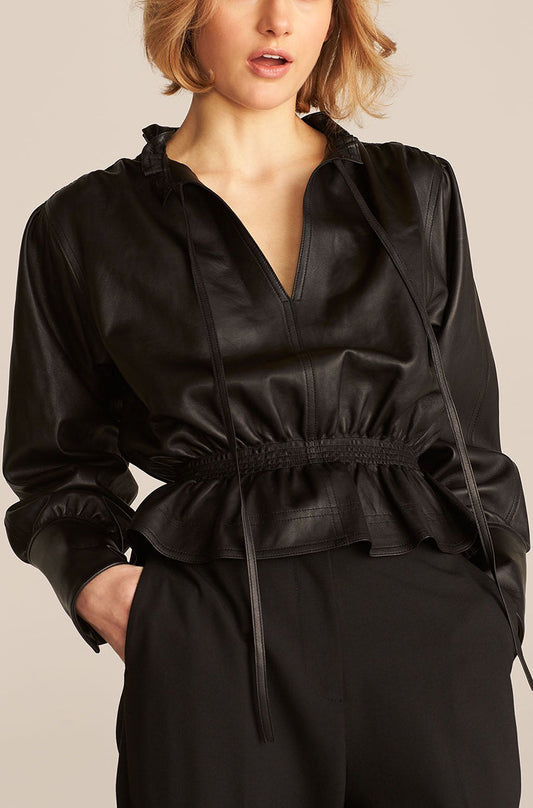 Glove Leather Blouse
