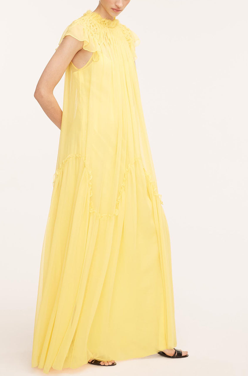 Smocked Chiffon Dress
