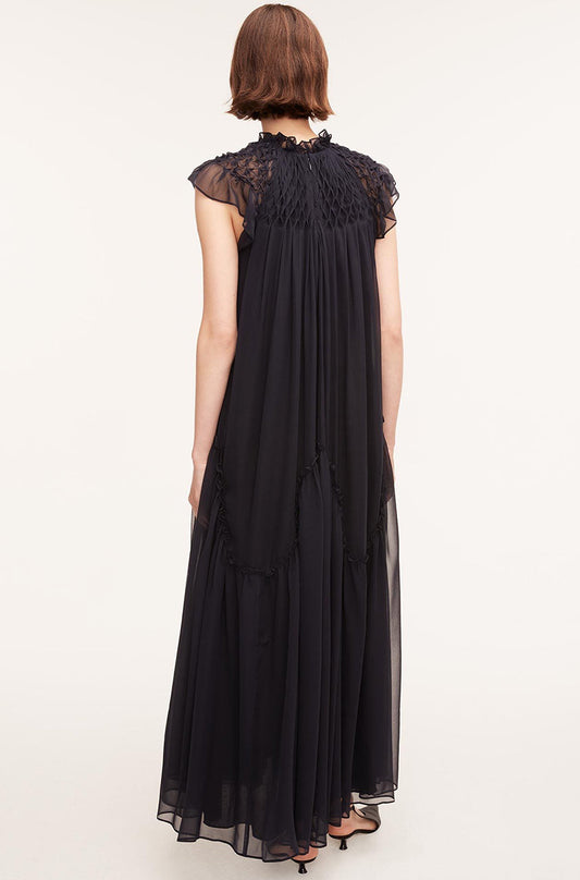 Smocked Chiffon Dress