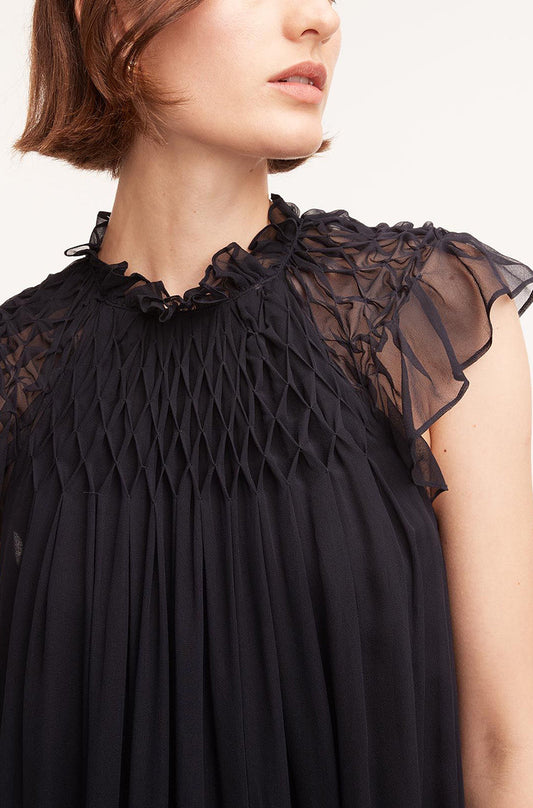 Smocked Chiffon Dress