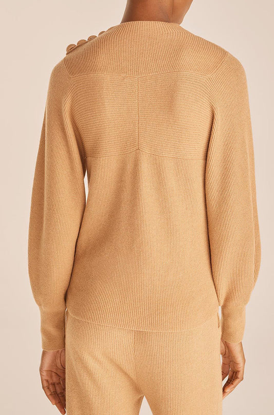 Rib Mock Neck