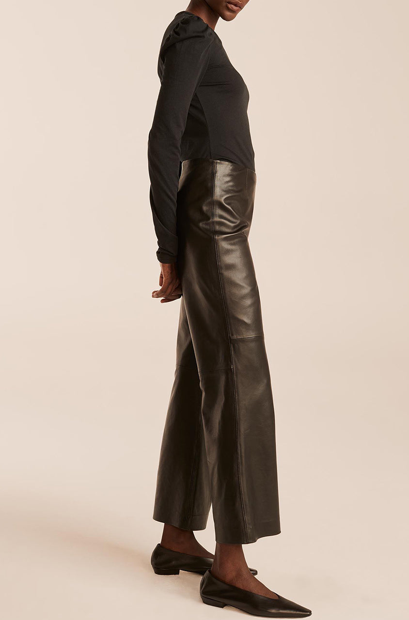 Rebecca taylor leather on sale pants