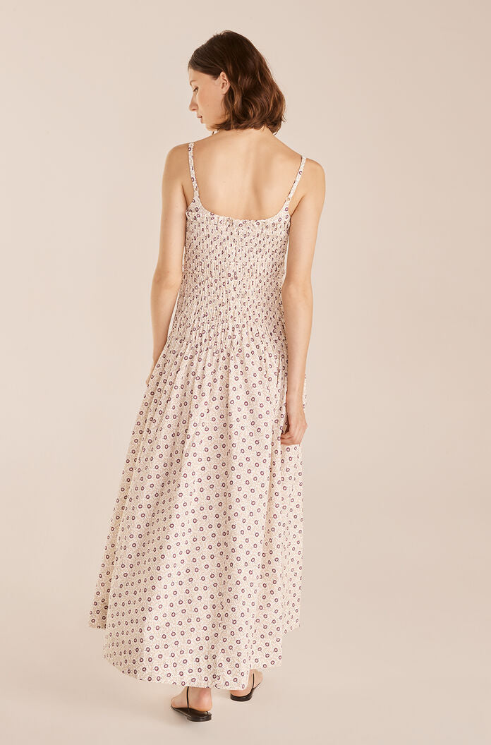  Speckled Fleur Poplin Dress in Suzanne Fleur Snow Combo by Rebecca Taylor