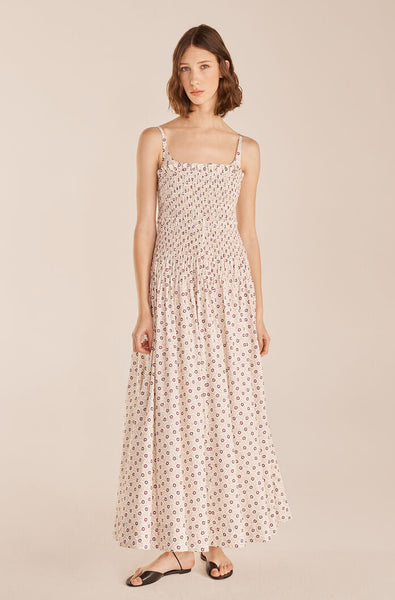 Suzanne Fleur Snow Combo Speckled Fleur Poplin Dress