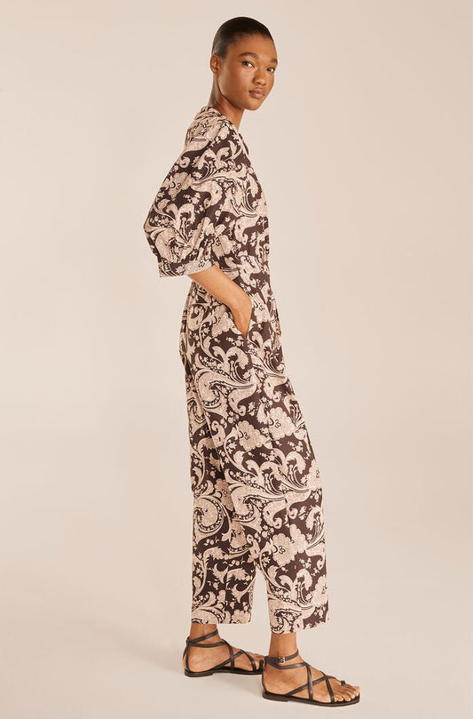 Reversible Paisley Jumpsuit