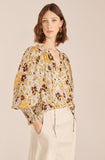 Passion Flower Long Sleeve Blouse