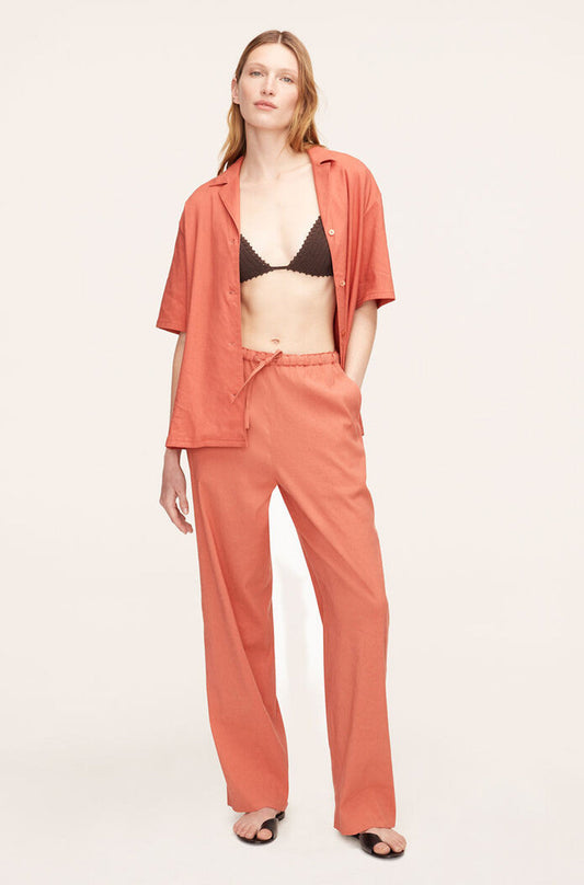 Stretch Linen Pull-On Pant