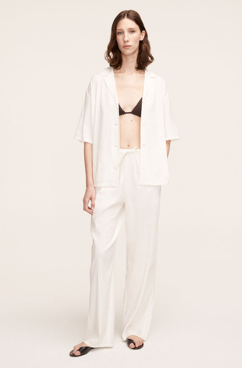 Stretch Linen Pull-On Pant