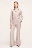 Violet Fleur Silk Pajama Pant