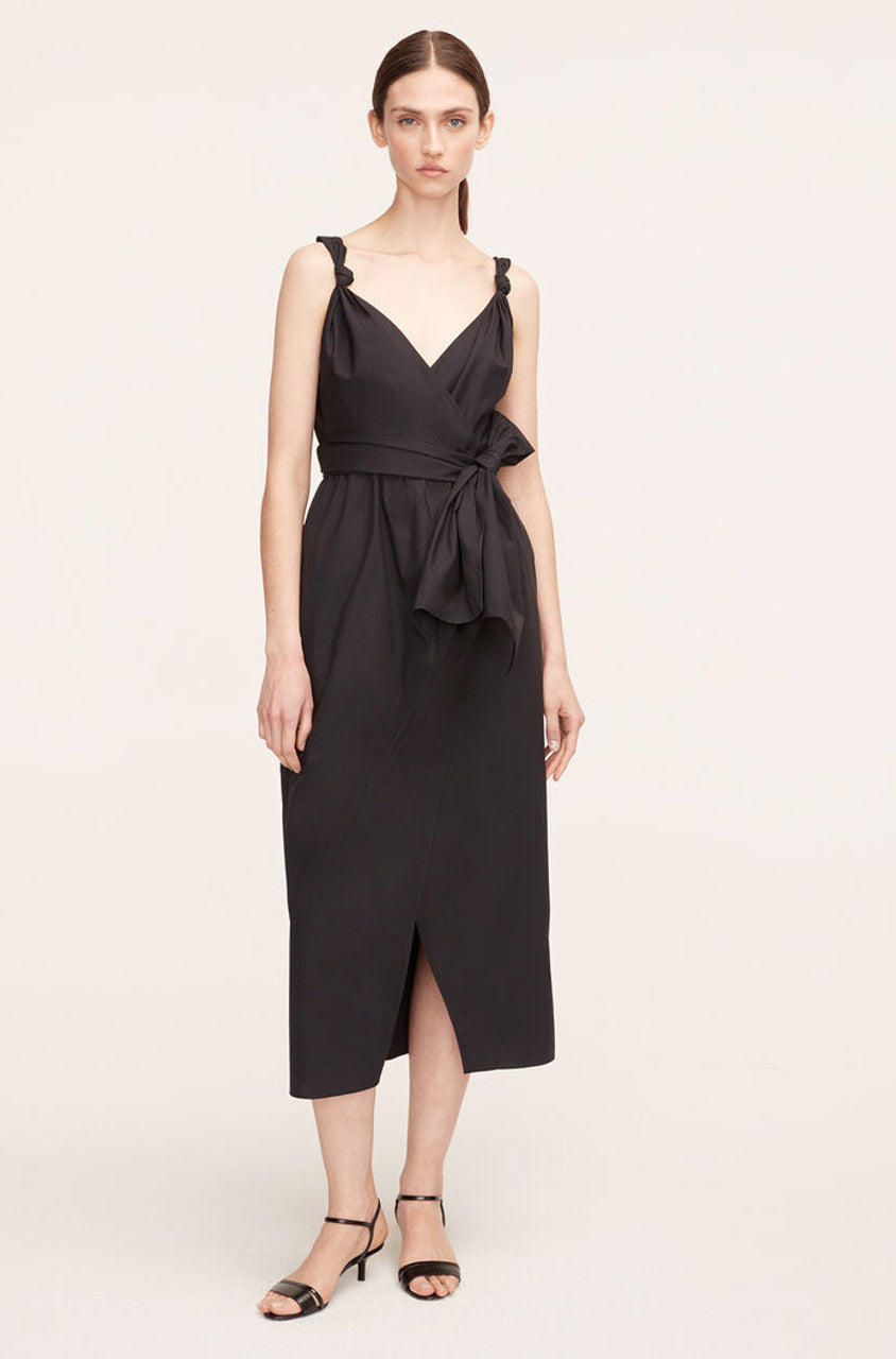  Poplin Whisper Rose Dress in Black by Rebecca Taylor