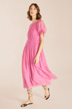 Short Sleeve Pleated Dress