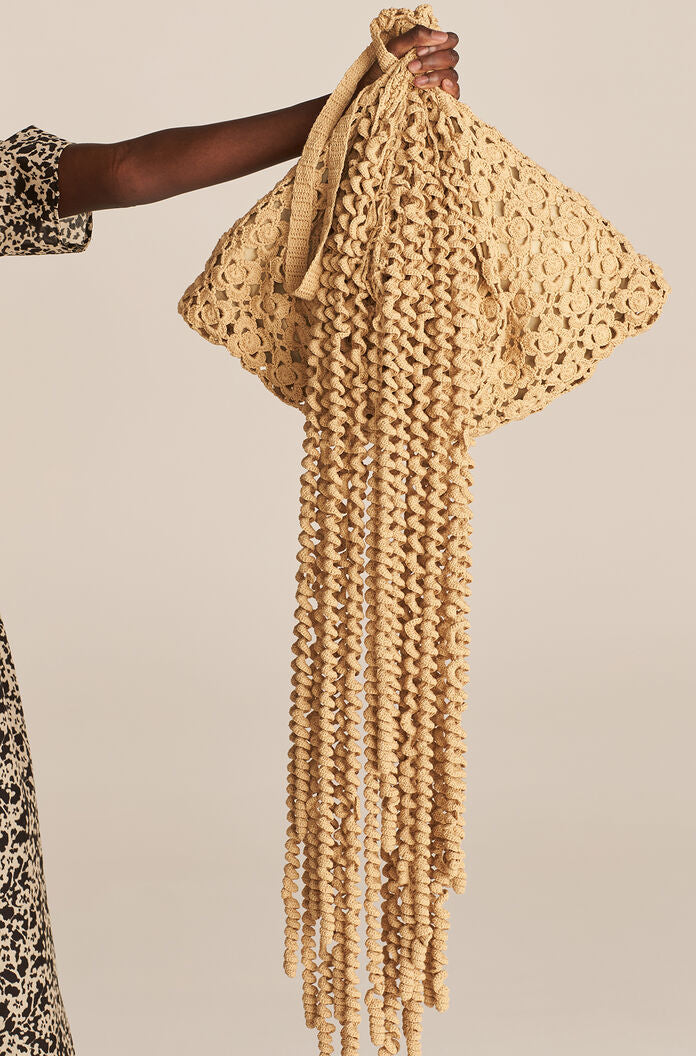 Floral Crochet Bag