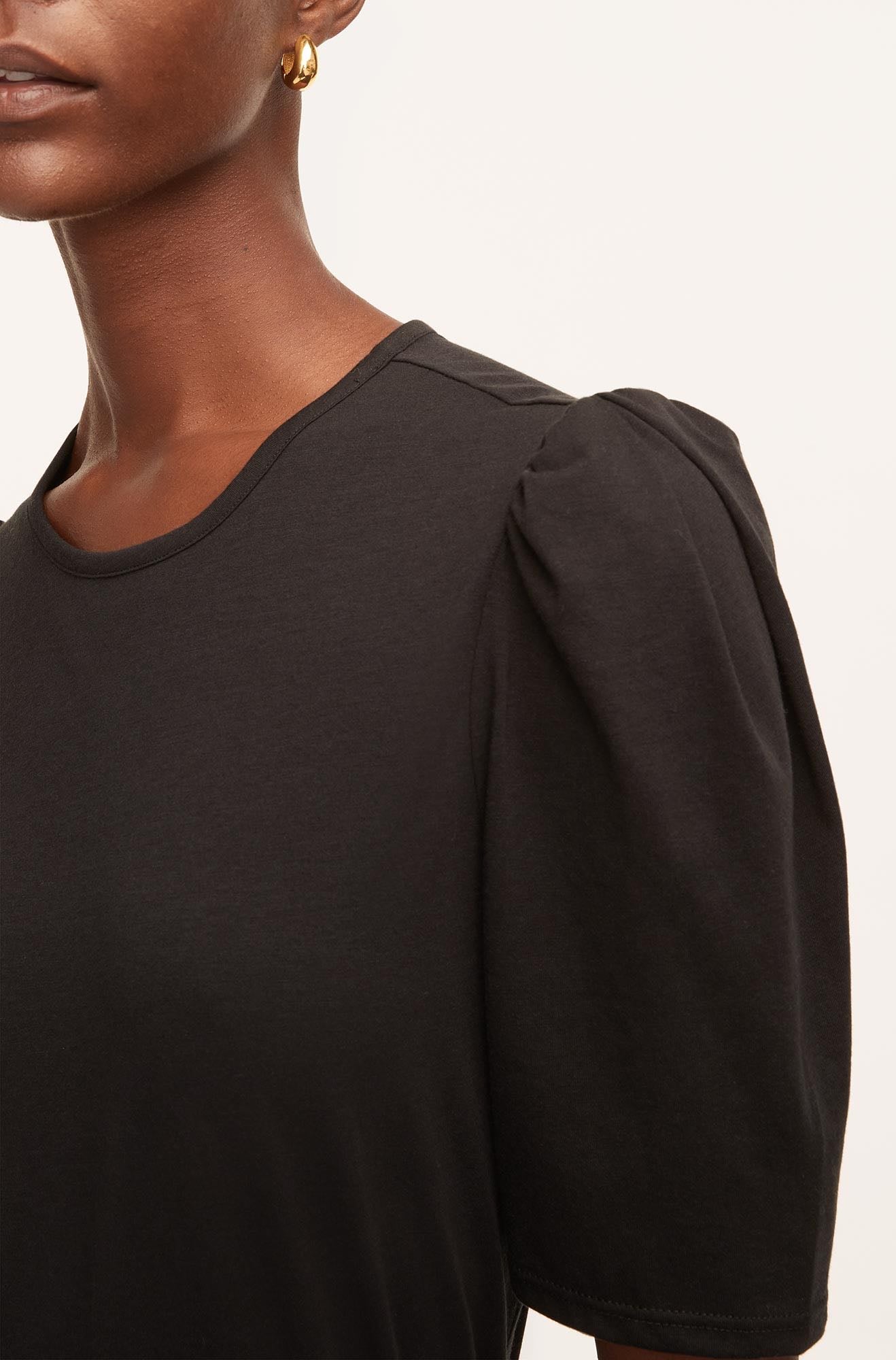  A Line Tee in Black by Rebecca Taylor