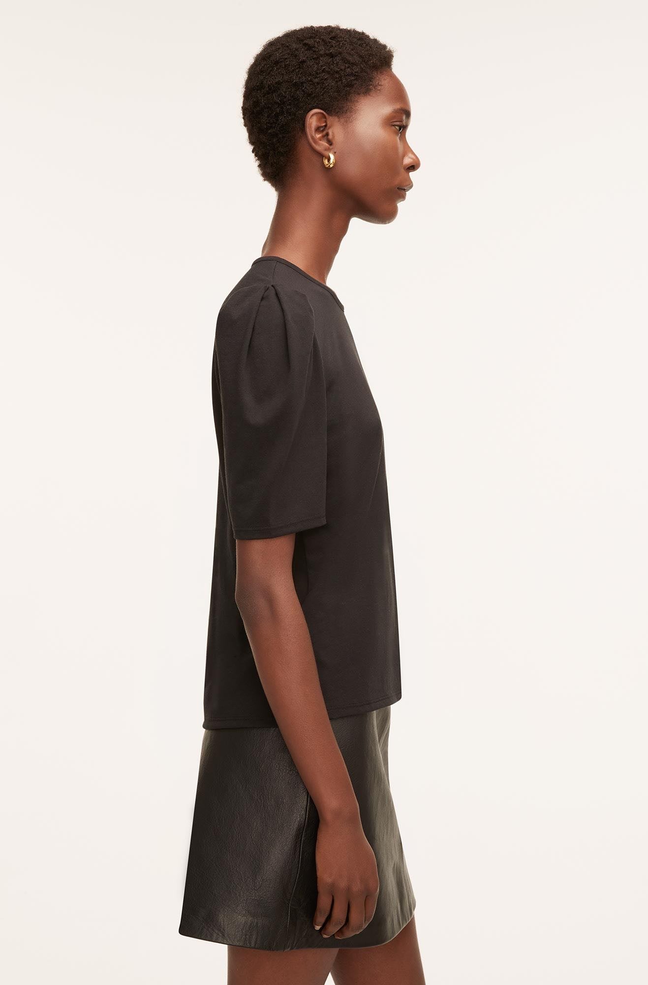  A Line Tee in Black by Rebecca Taylor