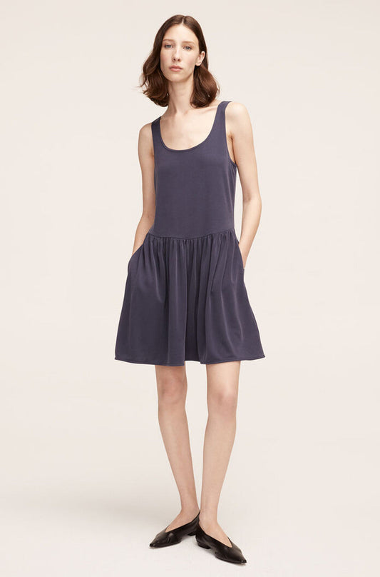 Ruched Skirt Tank Dress