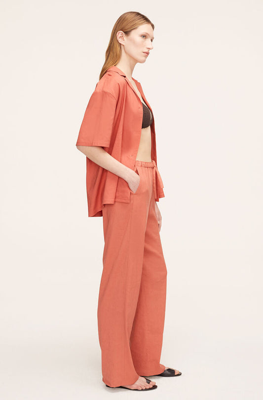Stretch Linen Pull-On Pant