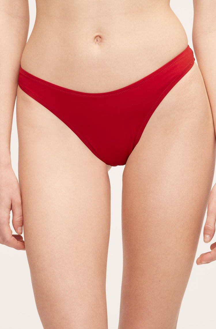 Solid Halter Bikini Bottom | Rebecca Taylor