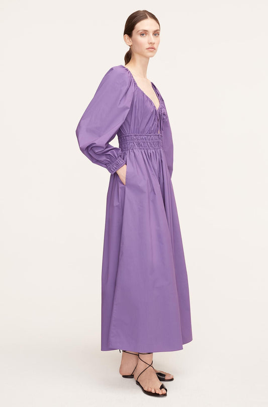 Poplin Smocked Waist Dress
