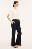 Cotton Suiting Flared Flared Trouser