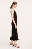 Compact Stretch Knotted Back Column Dress