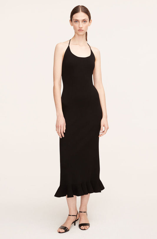 Compact Stretch Knotted Back Column Dress